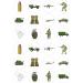 army unframed 24 edible kids childrens party decorations Wafer Paper Cupcake Topper Cake - Buy Online on GoSupps.com