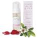 Tea Tree & Rose Foaming Facial Soap - 1.8oz - Organic Oils Soothe Redness & Calms Acne Irritation - Daily Face Cleanser Gently Cleanses Removes Impurities and Improves Complexion