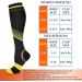 Compression Socks for Women & Men - 6 Pairs 15-20 mmHg for Circulation & Running | L-XL Size Assortment - Buy Online on GoSupps.com