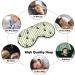 Panda and Bamboo Sleep Mask - Adjustable Eye Cover for Sleeping, Travel, and Napping - Buy Online on GoSupps.com