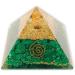 Lamare Orgonite Pyramid with Malachite | Energy Compensation & Protection | Calm Well-Being Balance | Positive Energy Flow - 2 (51 mm) - Buy Online on GoSupps.com