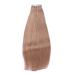 Tape In Hair Extensions #12 Light Brown 40cm - 100% Remy Human Hair 40 Bricks (2.5g Each) - Adhesive Tresse by Novon - Buy Online on GoSupps.com