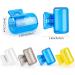 4 Pack Travel Toothbrush Head Covers - Portable Dental Brush Protectors for Home, Camping, and Travel - Blue, Yellow, Grey, Clear - Buy Online on GoSupps.com
