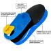 Strong Arch Support Insole for Foot Fatigue & Heel Soreness Relief - Unisex Insert UK-5 (Size 9.44/24cm) Blue - Buy Online on GoSupps.com