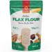 CanMar Golden Flax Flour Fiber-Rich from Flax Seeds (500g) with Protein Omega 3-6 Calcium - Gluten-Free Nut-Free Non-GMO - Breakfast Essentials for Pancakes Breads Cookies & More