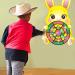 QIAMNI Kids Dart Board Set with 12 Sticky Balls - Safe Cartoon Animal Design for Indoor & Outdoor Multi-Player Sport Party Game - Buy Online on GoSupps.com