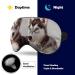 Comfortable Dog Print Sleep Mask - Adjustable Eye Cover for Men & Women | Perfect for Travel & Work - Buy Online on GoSupps.com