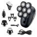 Electric Razor for Men 5-in-1 Rotary Electric Shaver 7d Rechargeable Bald Hair Beard Trimmer Shaver
