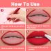 UCANBE 3 Pcs Liquid Lip Stain Tint - Nude Matte Red Lip Liner Marker | Long-lasting Waterproof Smudge-Proof Makeup - Buy Online on GoSupps.com