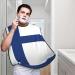 Finnish Flag Print Beard Bib Apron for Men | Beard Hair Catcher & Trimming Cape Cloth | Black - Buy Online on GoSupps.com
