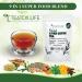 Organic Liver Cleanse Tea with Dandelion Root, Milk Thistle, Burdock Root & Licorice | Liver Detox Support - 85g | Made in USA - Buy Online on GoSupps.com