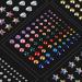 ZLXIN 10 Sheets Self Adhesive Rhinestone Stickers - Starlight Style Face Gems for Women, Festival Accessory and Nail Art Decorations - Buy Online on GoSupps.com