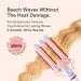 INH Beach Waver Curling Iron 3 Barrel Ceramic Curler Wand - 25mm | Digital Temp Control & Rotating Cord | For Thick & Long Hair - Buy Online on GoSupps.com