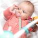 Baok Baby Schnullerhalter - 4 Anti-Tie-Off Steel Pacifier Chains | Silicone Pacifier Holders for Babies & Parents - Buy Online on GoSupps.com