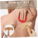 Fomiyes Thai Massage Tool - Wooden Backing Gua Sha Board & Full Body Massage Mat for Muscle Relief - Buy Online on GoSupps.com