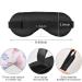 Haskirky Light Blocking Eye Mask - Adjustable Breathable Sleep Mask for Men and Women - Ideal for Travel, Yoga, Meditation - Pink Butterfly Design - Buy Online on GoSupps.com