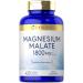 Carlyle Magnesium Malate | 1800mg | 420 Coated Caplets | Vegetarian Non-GMO Gluten Free Supplement