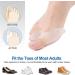 2 Pairs Gel Toe Separators - Bunion Pain Relief & Corrector for Men & Women | Comfortable Toe Spacers for Better Alignment - Buy Online on GoSupps.com