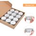 Sopito Aluminum Tins - 24 Pack 60ml Empty Round Tins for Lip Balm Cosmetics Mini Candles & Crafts - Buy Online on GoSupps.com