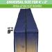 GoSports Canvas Cornhole Carrying Case - PRO Grade 4' x 2' Regulation Size - Navy Blue, Gray, or Natural Canvas - Buy Online on GoSupps.com
