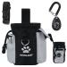 Kissleaf treats for dogs treats for pet training Hundeleckerli's training bag dog clicker dog training tasti bags built -in fecal bag dispenser free -handed snack black / gray