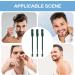 Fellflying Nose hair trimmer for women double head nose hair trimmer 3 parts 360 degree rotating shaver for care cutting and shaving dark green - Buy Online on GoSupps.com
