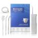 Tuth Premium Dental Products Water Flosser - Portable Oral Irrigator with 4 Interchangeable Tips - Gum Tongue Teeth Cleaner with 3 Jet Settings - Travel Friendly IPX7 Waterproof 4-Hour Charge Time