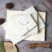 Rough Textured Watercolor Paper 7.5x11.5 - 150GSM Handmade Deckle Edge Paper - Off-White Virgin Egyptian Cotton - 50 Sheets by Leather Village - Buy Online on GoSupps.com
