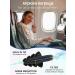 Buy Ear Plugs for Airplane Ear Pressure Relief - 2 Pairs Soft Silicone Reusable 26dB with Connector Cord | Travel Essentials for Flying - Carbon Black - Buy Online on GoSupps.com