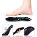 Orthopedic Shoe Inserts for Men & Women - DACAT Heel Spur Insoles for Flat Feet & Plantar Fasciitis | EU Size 46-47 | Black - Buy Online on GoSupps.com