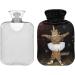 Naanle Cat Ballet Dancer Hot Water Bottle - 1L | Transparent Cover for Bed & Pain Relief | Ideal Hand & Foot Warmer | Heat & Cold Therapy - Buy Online on GoSupps.com
