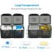 ZIKEE 30 Day Pill Organizer Monthly - Portable One Month Pill Box with 32 Compartments for Vitamins and Medications - Black - Buy Online on GoSupps.com