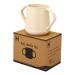 HealthGoodsIn Dual Handle Mug for Secure Hold, MICROWAVE SAFE, 11.83 US Fl. Oz. (350 Ml), BPA-FREE - Dark Cream Color