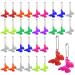 aghoer reflector pendant 32 pieces butterfly safety reflector suitable for clothing school bags pets