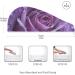 Purple Rose Dewdrop Hair Towel 2 Pack | Super Absorbent Quick Dry Hair Turbans for Women & Girls - Buy Online on GoSupps.com