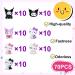 70Pcs Hello Kitty Nail Charms - Kawaii 3D Resin Slime Charms for DIY Nail Art Decor - Buy Online on GoSupps.com