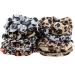 LOVEF 24pcs Leopard Print Scrunchies for Women - Hair Bands & Ties Set - Hair Accessories - Buy Online on GoSupps.com