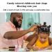 Cotton Seamless Hair Ties for Girls & Women - 100Pcs Coffee Brown Elastic Bands for Ponytails & Kids Hair Accessories - Buy Online on GoSupps.com