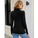 Luya Women's Long Sleeve Turtleneck Active T-Shirt with Thumb Holes - Large Black - Buy Online on GoSupps.com