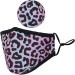 Washable Reusable 3-Layer Cotton Cloth Mask - Grey Leopard Print | One Size Fits Most | Eco-Friendly Face Covering - Buy Online on GoSupps.com