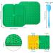 JOPHEK Dogs Lick Mat - 2 Pack BPA Free Slow Feeder for Dogs & Cats | 4 Shapes for Bathing & Training (Yellow + Green) - Buy Online on GoSupps.com