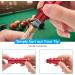 eSynic Professional Pool Cue Tips Shaper Set - 3 in 1 Tool for Billiard Cue, Accessories Gift - Red Color - Buy Online on GoSupps.com