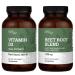 Earth Harmony Vegan Vitamin D3 & Beet Root Powder - 120 Capsules Each