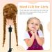 Neverland Beauty 30 Training Head - 100% Synthetic Hair for Hairdressers + DIY Accessories Set - Ideal for Hair Styling & Practice - Buy Online on GoSupps.com