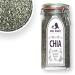 Chia seed bio 800g in the premium wire ironing glass |Noble herb - 100% pure chia seeds bio free of any additives and genetic engineering - pure - pure - chia seeds - chia seeds as a premium superfood organic seeds