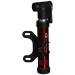 Crankbrothers Gem Bike Hand Pump - Short/Long Dual Piston Pump, Presta/Schrader, High Volume and High Pressure Hand Pump Red