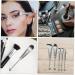 FOMIYES Travel 2 Sets Metal Handle Makeup Brush Eyeshadow Eye Shadow Eye Makeup Brush Beaded Oblique Head Highlighters - Buy Online on GoSupps.com