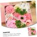 HOMSFOU 3 Boxes Carnation Soap Flower Valentine s Day Gifts Rose Flower Scented Bath Soap Floral Scented Soap Carnation Scented Soap Wedding Party Flower Rose Soap Gift Box Paper Gift Pack - Buy Online on GoSupps.com