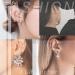 Vintage Crystal Emerald Threader Earrings | Long Tassel Dangle & Square Stud Earrings | Gold Bar Pull Through Jewelry for Women - Buy Online on GoSupps.com