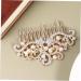 Amosfun Hair Accessories for Women Hair Pearls Bridal Antique Hair Comb Clips Wide Teeth Side Pins Bridal Hair Comb Fashion Headwear Costume Accessories Hair Ornament Flowers Headgear - Buy Online on GoSupps.com